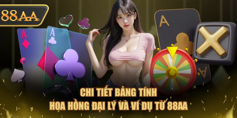 Chi tiết bảng tính hoa hồng đại lý và ví dụ từ 88AA