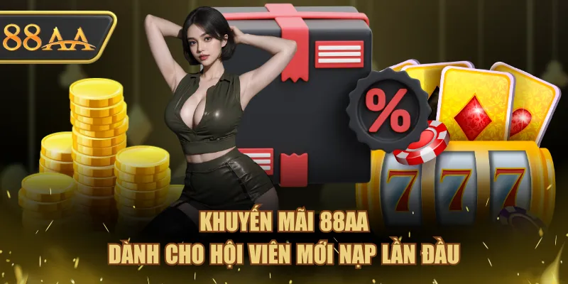 Cập Nhật Khuyến Mãi 88AA - Những Sự Kiện Mới Nhất Năm 2025 1 Khuyến mãi 88AA dành cho hội viên mới nạp lần đầu